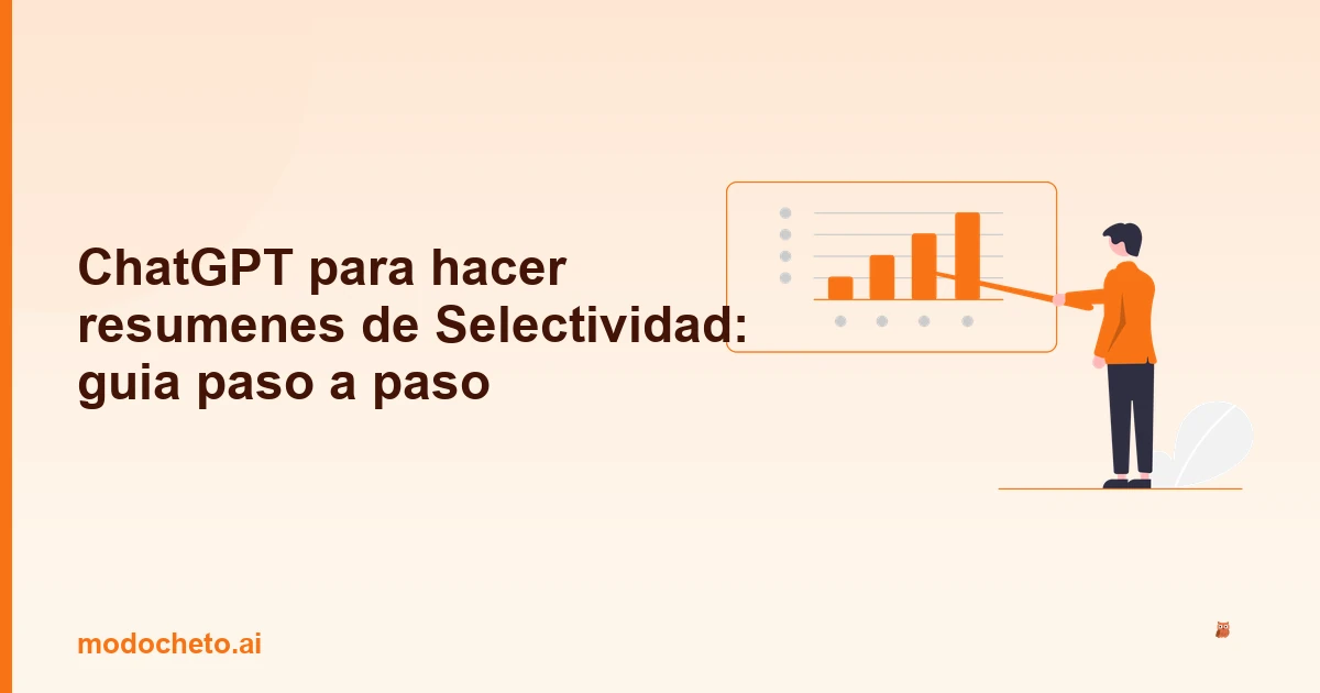 Portada ilustrada del artículo sobre ChatGPT Selectividad