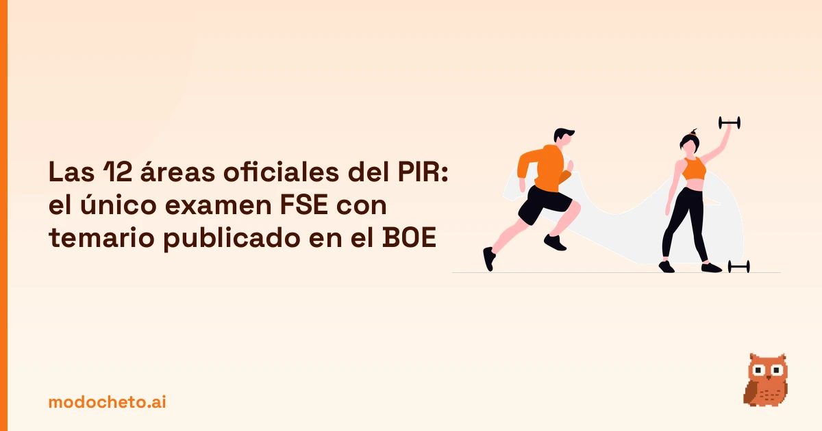 Portada ilustrada del artículo sobre áreas oficiales del PIR