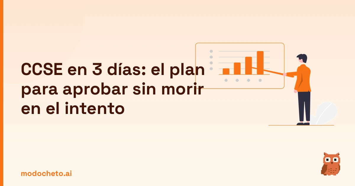 Portada ilustrada del artículo sobre como aprobar el ccse