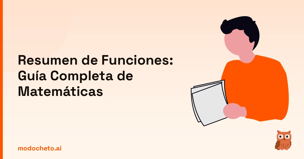 Portada ilustrada del artículo sobre funciones