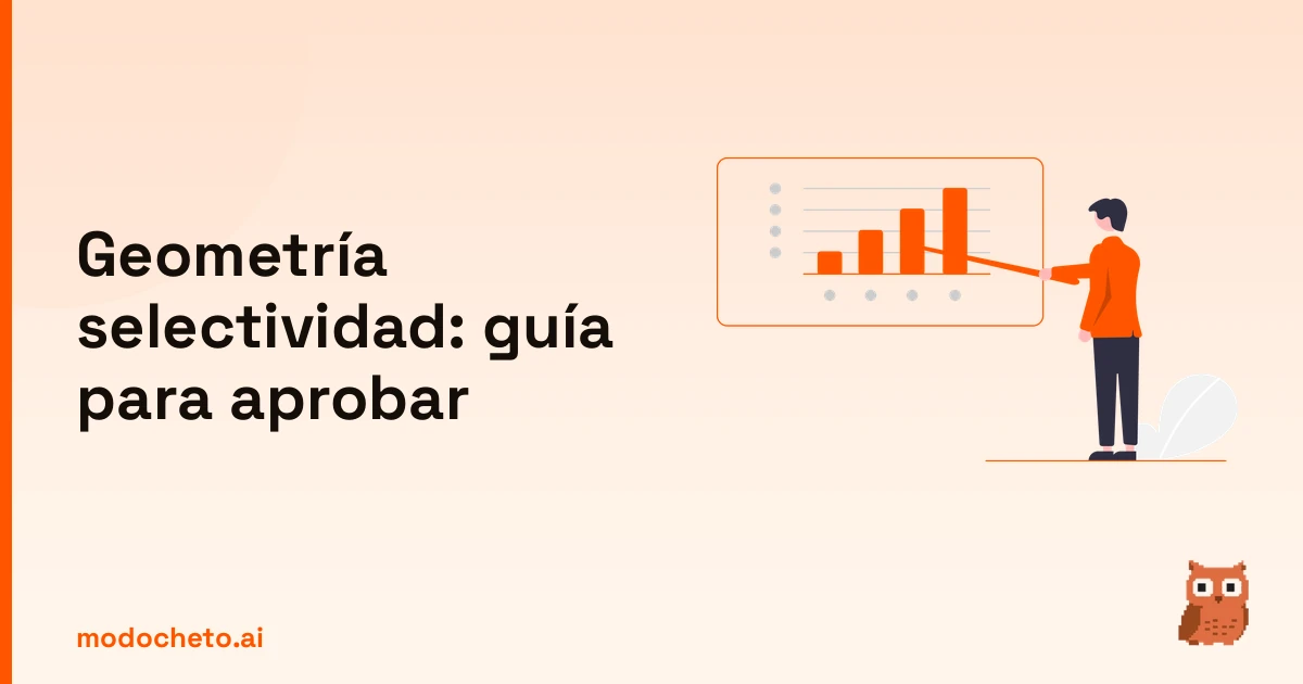 Ilustración de un equipo trazando un business plan para dominar la geometría selectividad con éxito.