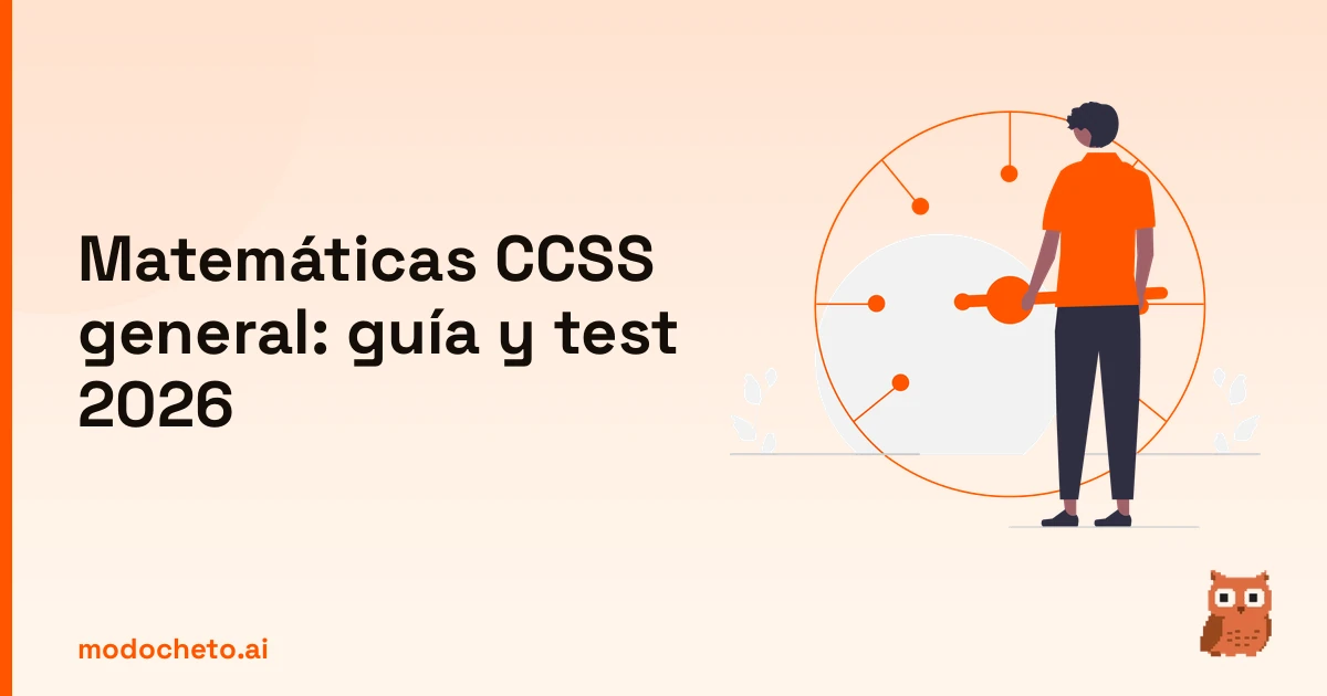Velocímetro Speed Test para arrasar con la guía de Matemáticas CCSS general y el test 2026.