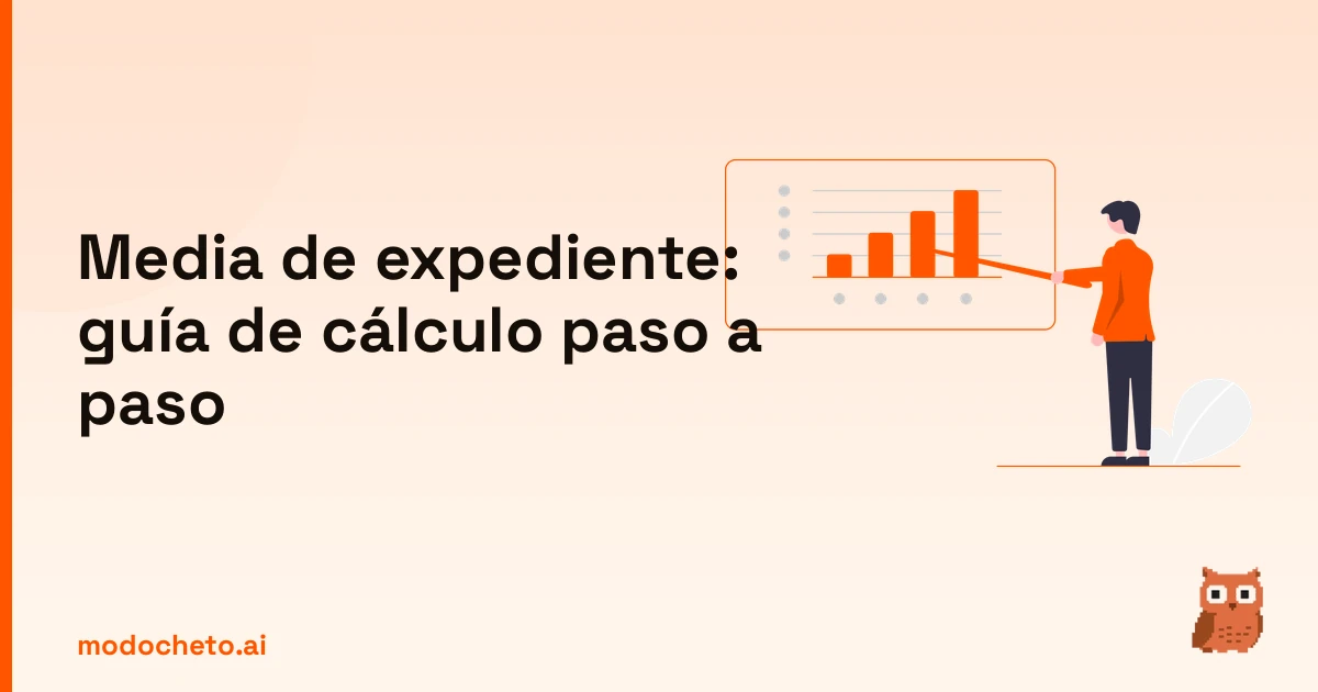 Ilustración de un business plan para dominar el cálculo de tu media de expediente paso a paso.