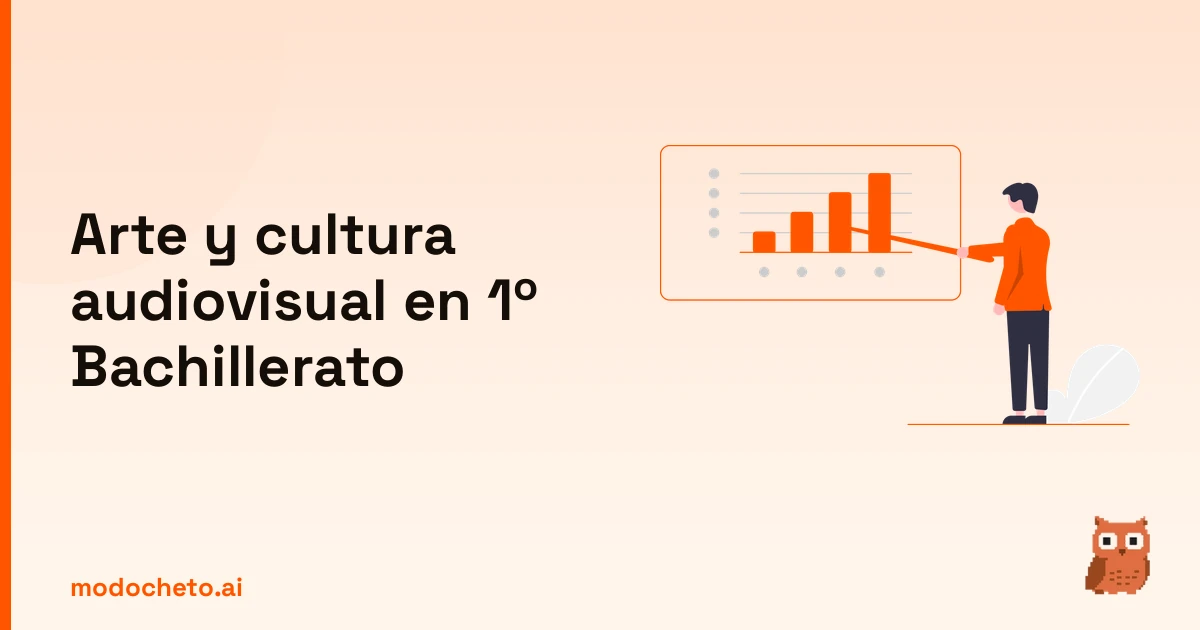 Ilustración de un equipo trazando estrategias para la asignatura de cultura audiovisual en 1º de Bachillerato.