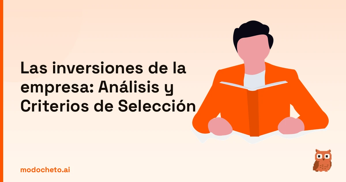 Portada ilustrada del artículo sobre las inversiones de la empresa