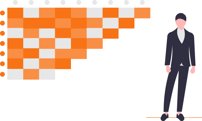 Ilustración minimalista sobre 🔍 cómo analizar una obra en 4 pasos — obras probables Historia Arte