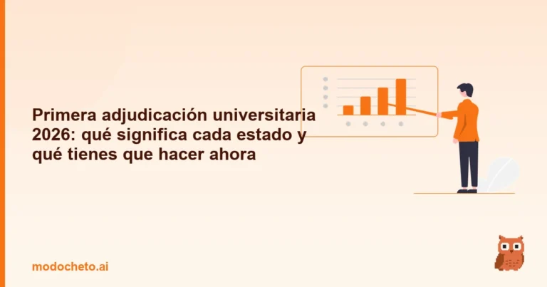 Portada ilustrada del artículo sobre primera adjudicación universitaria 2026