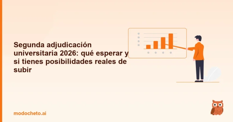 Portada ilustrada del artículo sobre segunda adjudicación universitaria 2026