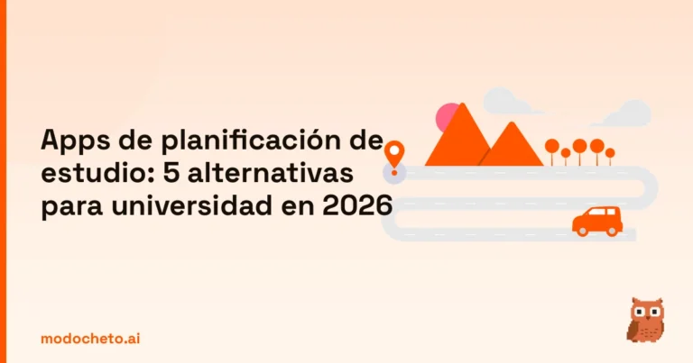 Portada ilustrada del artículo sobre apps planificación estudio