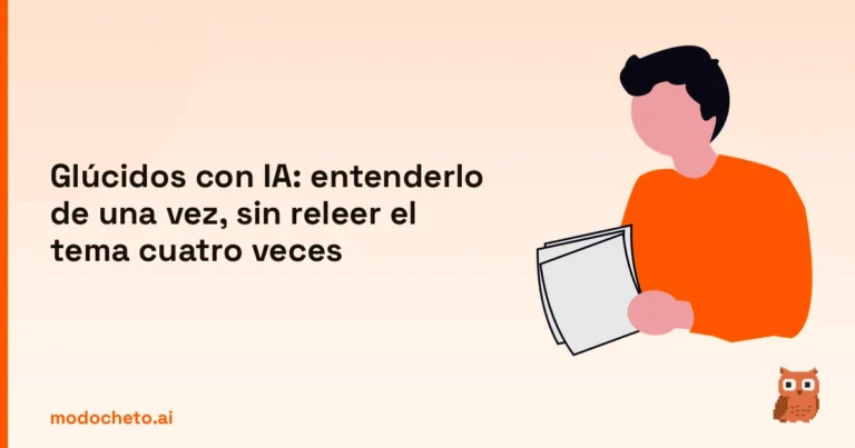 Portada ilustrada del artículo sobre Glúcidos