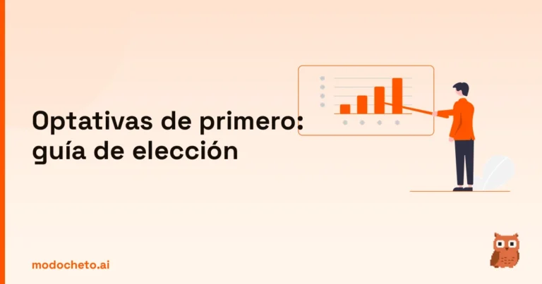 Ilustración Business Plan sobre la guía definitiva para elegir las optativas de primero con éxito.