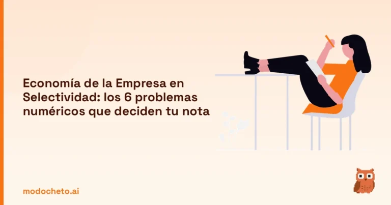 Portada ilustrada del artículo sobre problemas de Economía de la Empresa