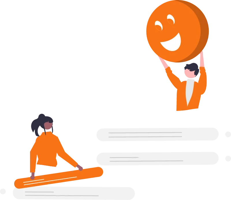 Ilustración minimalista sobre 💡 part 4: discussion — la parte que separa el b2 del c1 — Speaking CAE