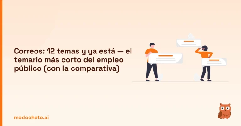 Portada ilustrada del artículo sobre temario de Correos