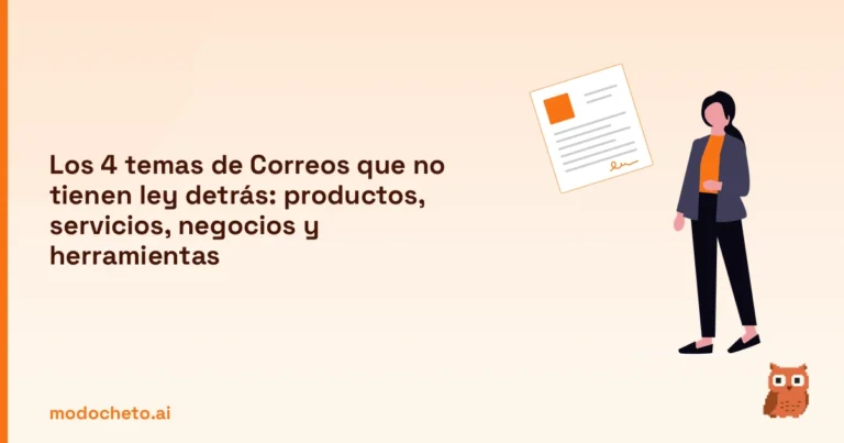 Portada ilustrada del artículo sobre productos y servicios de Correos