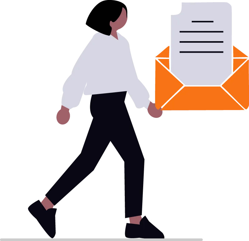 Ilustración minimalista sobre ❓ preguntas frecuentes sobre el writing cae