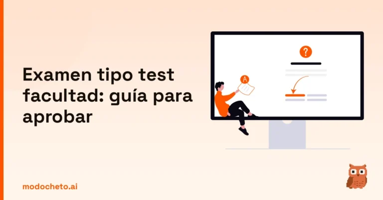 Ilustración de un examen online para la guía definitiva sobre cómo aprobar examen tipo test facultad.