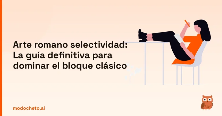 Portada ilustrada del artículo sobre arte romano selectividad
