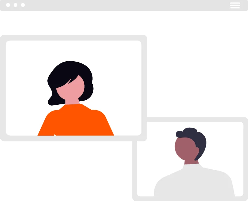 Reunión virtual de profesionales que lideran las mejores profesiones teletrabajo del momento.