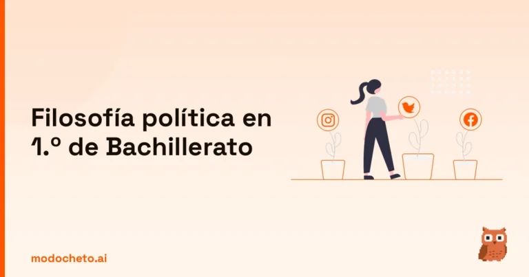 Ilustración de estrategia social para la guía definitiva de filosofía política bachillerato en 1.º.