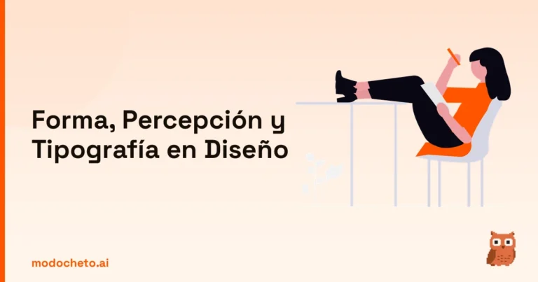 Estudiante repasando conceptos de forma, percepción y tipografía en diseño para reventar el examen final.
