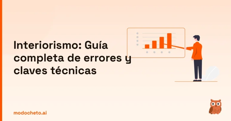 Ilustración de un business plan para la guía completa de interiorismo y claves técnicas de Modo Cheto.